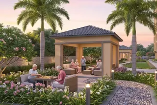 Senior Citizens Area at Mayfair Virar Gardens